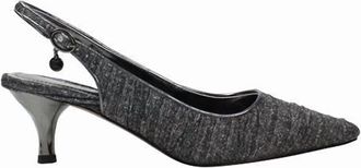 J. Rene&eacute; Womens Battista Slingback Pump In Pewter