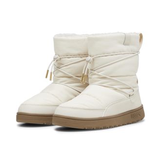 Puma Winterboots PUMA SNOWBAE WNS, Damen, Gr. 36, weiss (alpine snow, granola, chocolate chip), Textil, Schuhe Winterboots, Snowboots, Winterboots, Winters