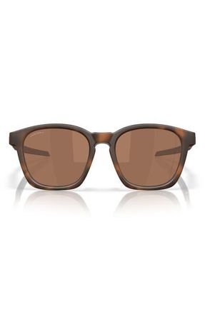 Oakley Gender Inclusive Shackle 52mm Square Sunglasses in Matte Brown Tortoise /Prizm at Nordstrom