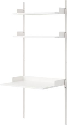 New Works Regalschreibtisch New Works Study - 190 x 83.5 cm, Weiss / Weiss