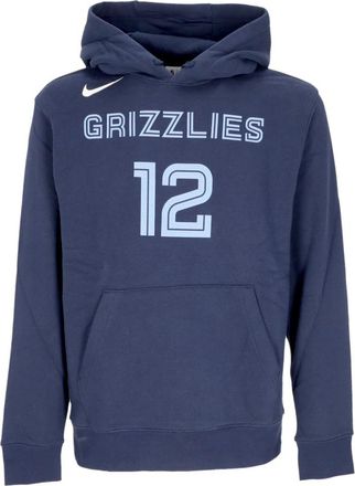 Nike Club Hoodie No. 12 Ja Morant - Heren - Sportshirts - Blauw - XL - Katoen - Fitness