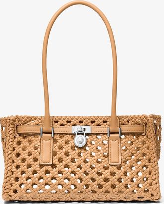 Michael Kors Hamilton Moderne Small Hand-Woven Satchel