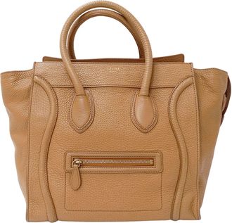Celine Brown Leather Tote Bag (Pre-Owned)