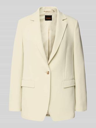 Boss Orange by Hugo Boss BOSS Orange Regular Fit Longblazer mit Reverskragen Modell JABLA3 in Lind, Gr&ouml;&szlig;e 40