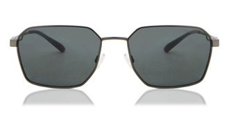 Emporio Armani EA2140 Asian Fit 300387 Mens Sunglasses Gunmetal Size 57