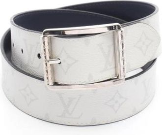 Louis Vuitton Pre-owned Vintage Plastic Belt - Heren - Vintage Accessoires - Wit - ONE Size - Leer - Vintage