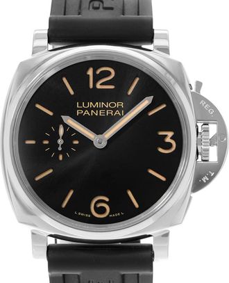 Officine Panerai Pre-owned Panerai Luminor Due Black Dial Mens Watch PAM 00676