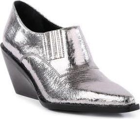 Seychelles Seattle Bootie in Pewter Leather at Nordstrom Rack, Size 8.5