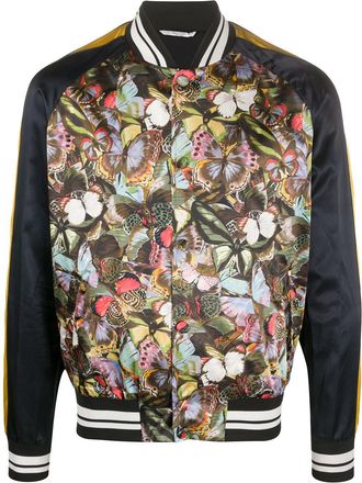 Valentino Garavani Bomber con stampa - Giallo