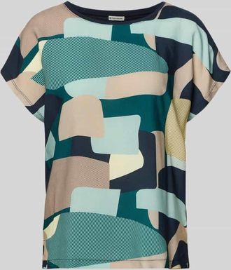 Tom Tailor Comfort Fit T-Shirt aus reiner Viskose in Petrol, Gr&ouml;&szlig;e XXXL