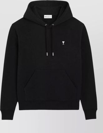 Ami cotton logo hoodie