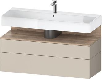 Duravit Duravit - Qatego Mueble Bajo Lavabo, 1 Extra&iacute;ble Y 1 Caj&oacute;n