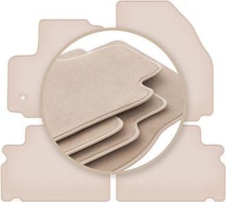 OEM Alfombrillas Beige Premium Para Ford Galaxy Mk2 Monovolumen 2012-2015