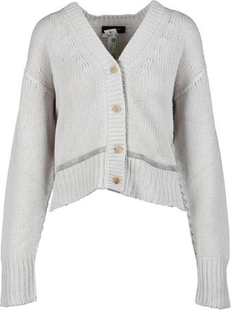 Fabiana Filippi Wool Silk Cashmere Cardigan - Beige