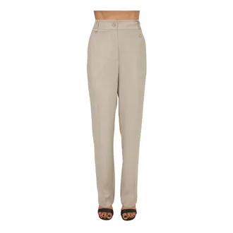 Fracomina Slim-fit Trousers, female, Beige, Size: XS Slim-fit Trousers