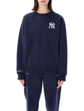 Sporty & Rich Yankees Patch Pre-Shrunk Cotton Sweatshirt