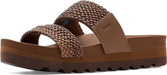 Reef Cushion Vista Hi Womens Sandals Chocolate/Tan Braid : 9.5 B - Medium, Synthetic