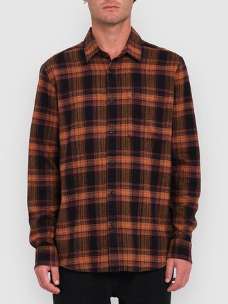 Volcom Baystone Flannel Camisa negro