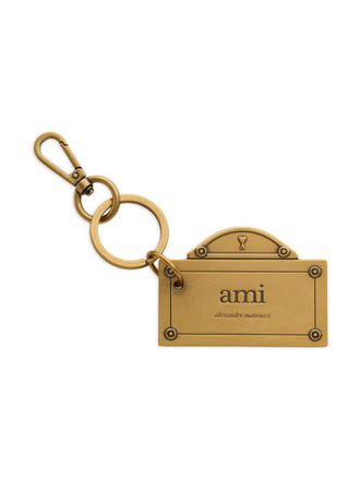 Ami Street Plate keyring - unisex - Zamak - OS - Gold