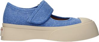Marni Womens Sneakers Blue/Denim Fabric