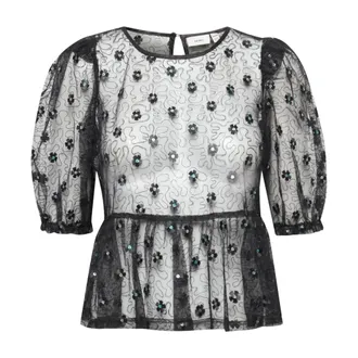 Ichi Mujer, Blusas y Camisas, Negro, Talla: XL