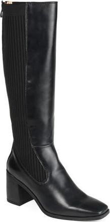 Journee Collection Winny Tall Boot in Black at Nordstrom Rack, Size 12