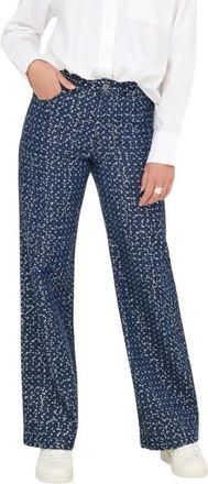 Only Only, Jeans, Dames, Blauw, L, Pailletten, Dames Blauwe Pailletten Jeans