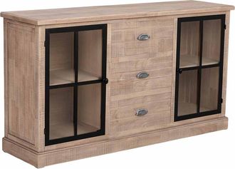 Wanderlust Deco Aparador De Madera Marr&oacute;n 150&times;40&times;83h Cm