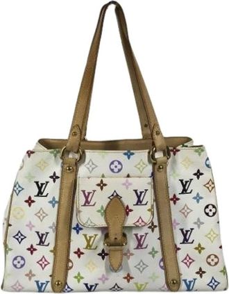 Louis Vuitton Pre-owned Vintage Monogram Multicolore Shoulder Tote - Dames - Vintage Schoudertas - Veelkleurig - ONE Size - Leer - Vintage
