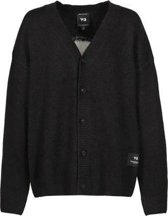 Yohji Yamamoto Cardigan in maglia con grafica - - Knitwear - Donna - Nero - S