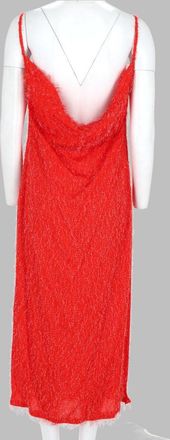 Bottega Veneta Fil Coup&eacute; Rayon Dress - Red