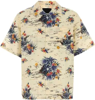 Prada Beige Short Sleeves Shirt