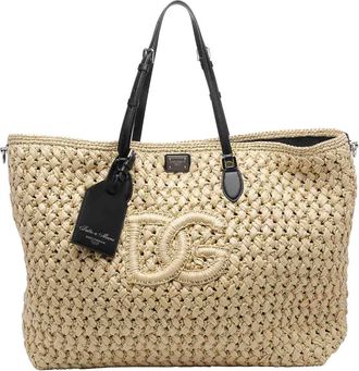 Dolce & Gabbana natural dg shopping bag