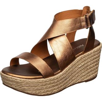 Antelope Hadley Espadrille Wedge Sandal in Bronze at Nordstrom Rack, Size 10