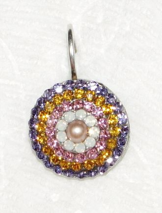 Mariana Womens Flower Power Starburst Earrings In Multicolor