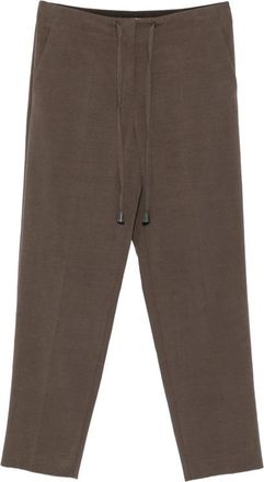 Giorgio Armani Drawstring Straight-leg Trousers