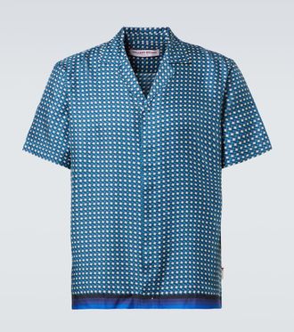 Orlebar Brown Maitan printed silk shirt