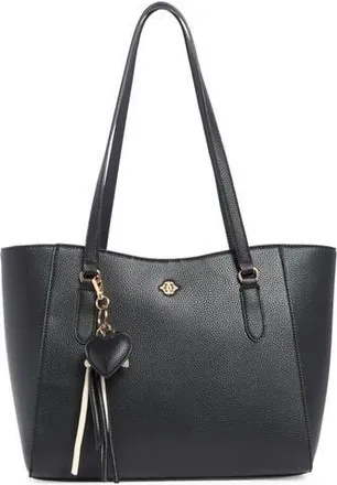 Nanette Lepore Three Piece Tote, Baguette & Card Wallet Set in Black - Rice at Nordstrom Rack