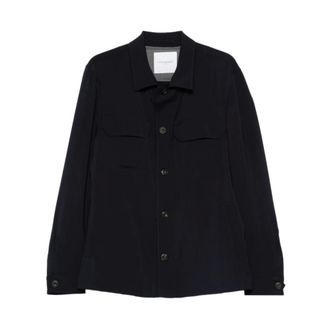 Luigi Bianchi Mantova Light Jackets, male, Blue, Size: M Brando Jacket