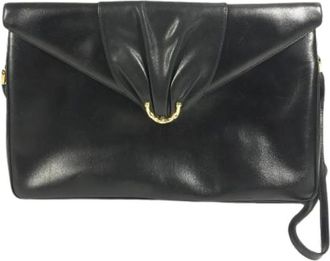 Gucci Pre-owned Clutches, female, Black, Size: ONE SIZE Pre-owned Vintage Pochette Shoulder Bag