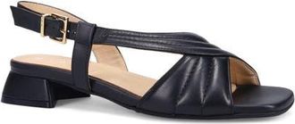 Ron White Blair Slingback Leather Sandal in Onyx at Nordstrom, Size 10-10.5Us