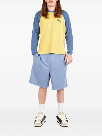 Stüssy Shorts sportivi in cotone - Blu
