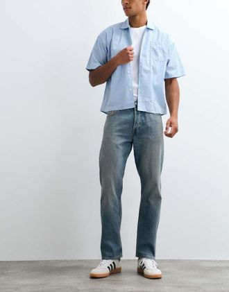 Jack & Jones Chris jeans relaxed fit lavaggio azzurro-Blu