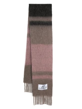 【関税込み】Scarf - Marni - Wool - Pink Marni Scarf in Antique Rose | FWRD