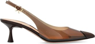 Gianvito Rossi Diana Schoenen met Hak - Dames - Pumps - Bruin - 37 EU - Leer - Schoenen