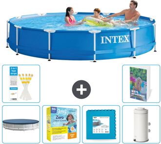 Intex Piscina Con Estructura Redonda - 366x76 Cm - 7-piezas S102