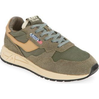 Autry Reelwind Low Sneaker in Khaki/Taffy at Nordstrom, Size 10Us