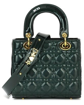 Tiffany & Fred Mini Quilted Patent Satchel