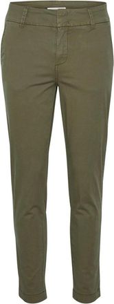 Part Two Slim-Fit Enkellange Broek - Dames - Slim Fit Broeken - Veelkleurig - L - Katoen - Broeken