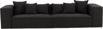 VE DESIGN 3-Sitzer Design Sofa Gillholmen Schwarz
